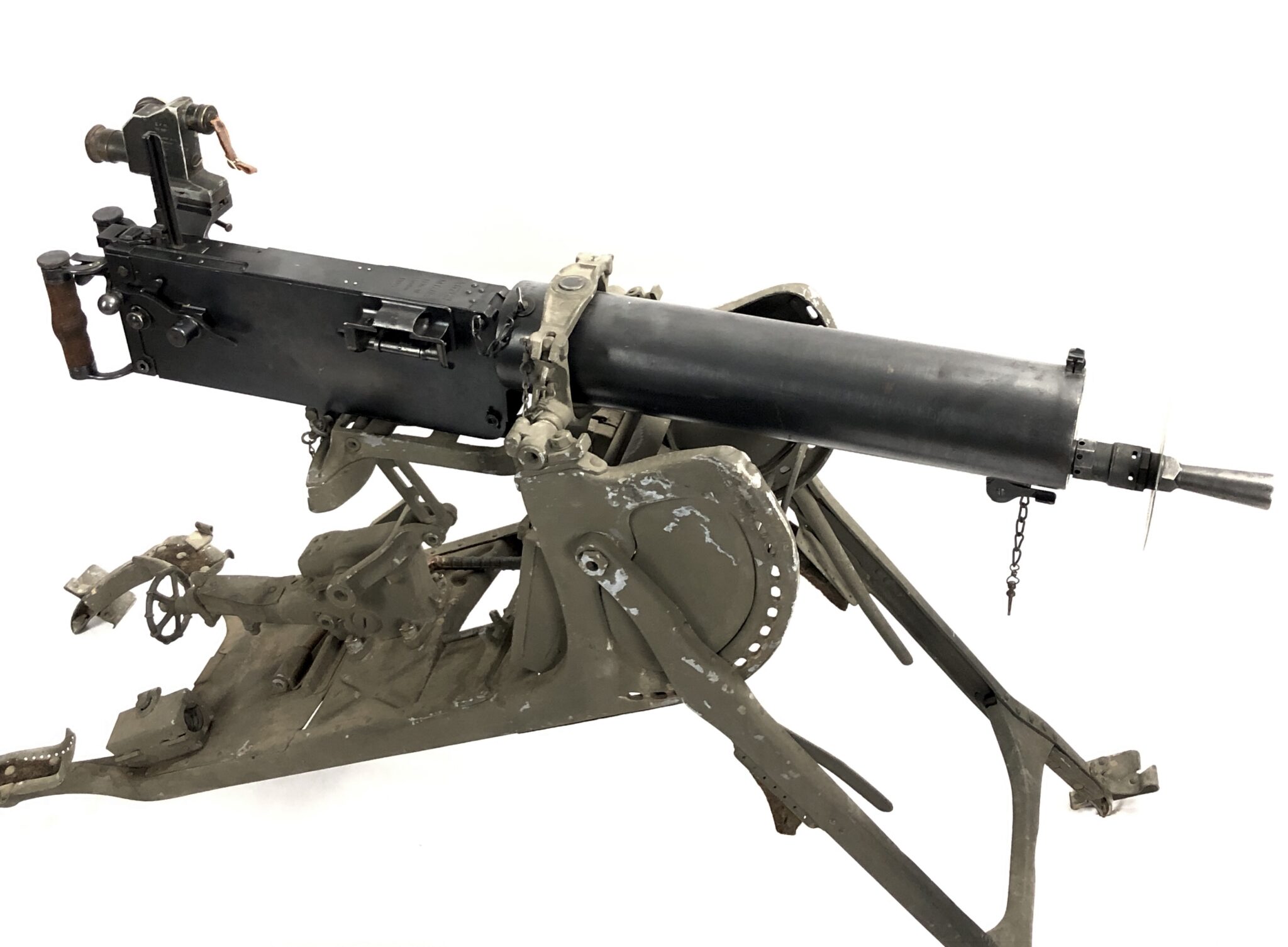 German DWM Maxim 08 8mm Mauser Belt Fed Machine Gun