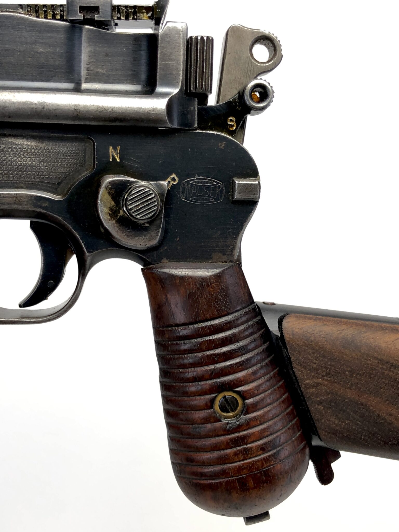 Mauser 1932 Schnellfeuer Broomhandle Machine Pistol 5551